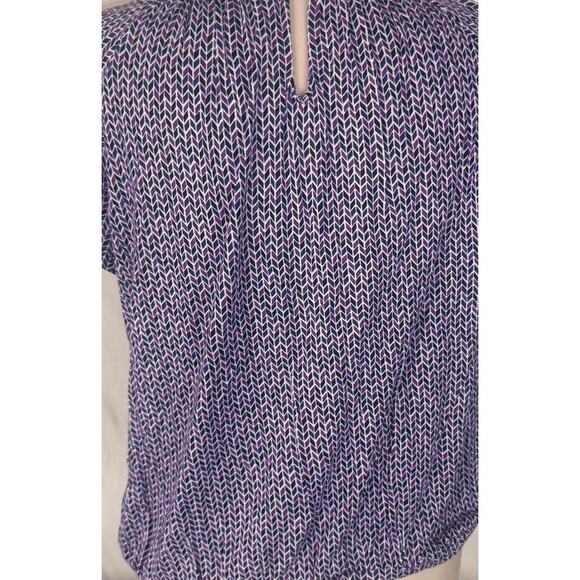 Daisy Fuentes Large 100% Rayon Geometric Top - Picture 6 of 8